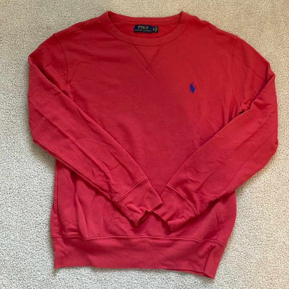 Polo Ralph Lauren Red lightweight sweater. M, excellent condition.